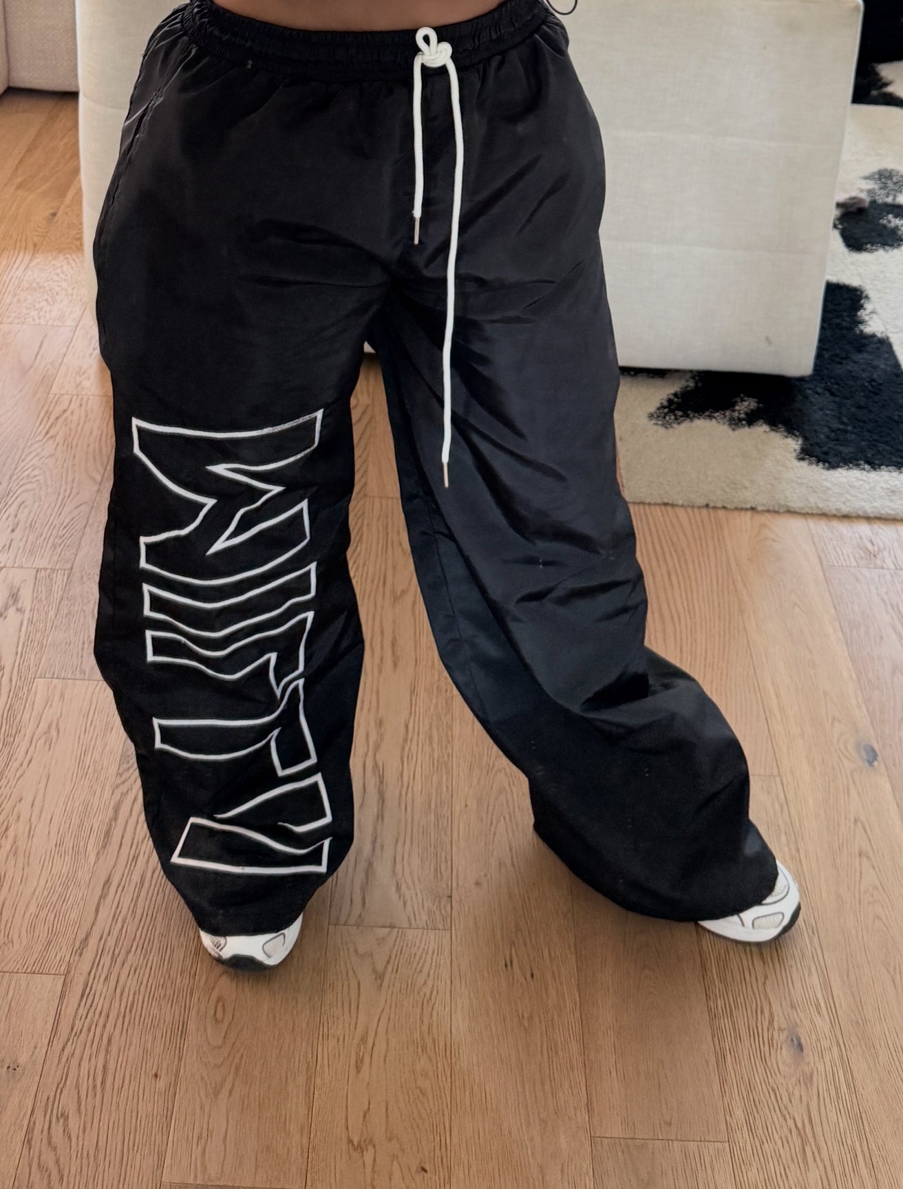 Oversized Windbreaker Pants