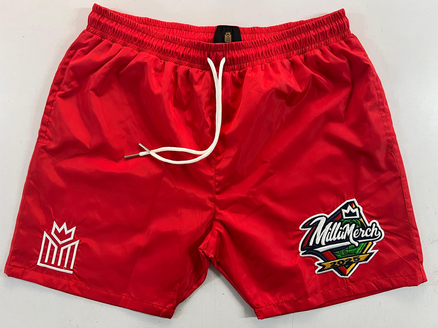 Windbreaker Shorts (Black, Green, Red)