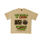 The World Is Ours Tan Tee