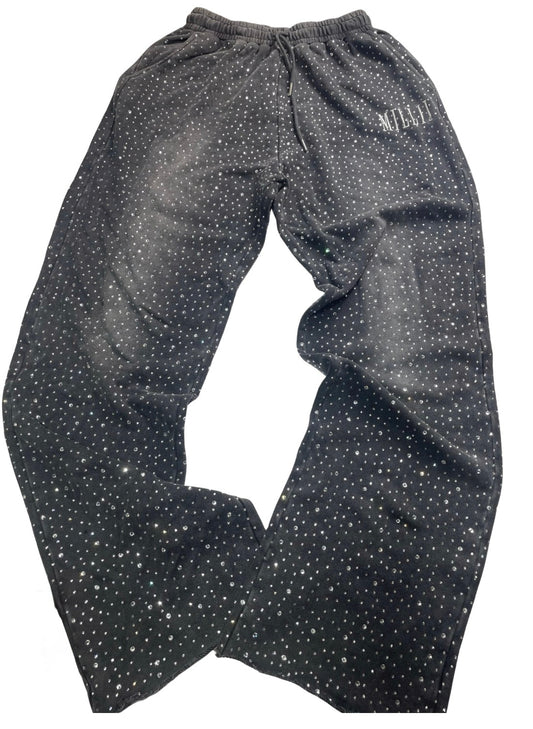 Crystal Sweat Pants (Size Down)
