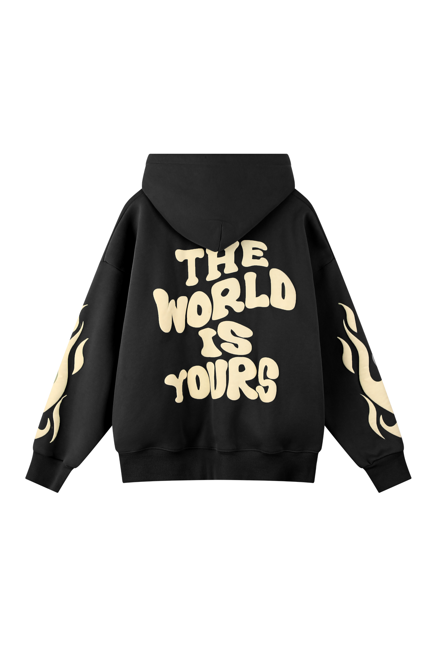 Flame Hoodie - Black