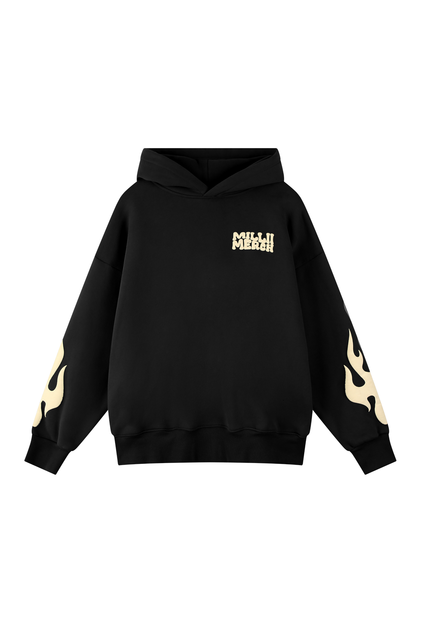 Flame Hoodie - Black