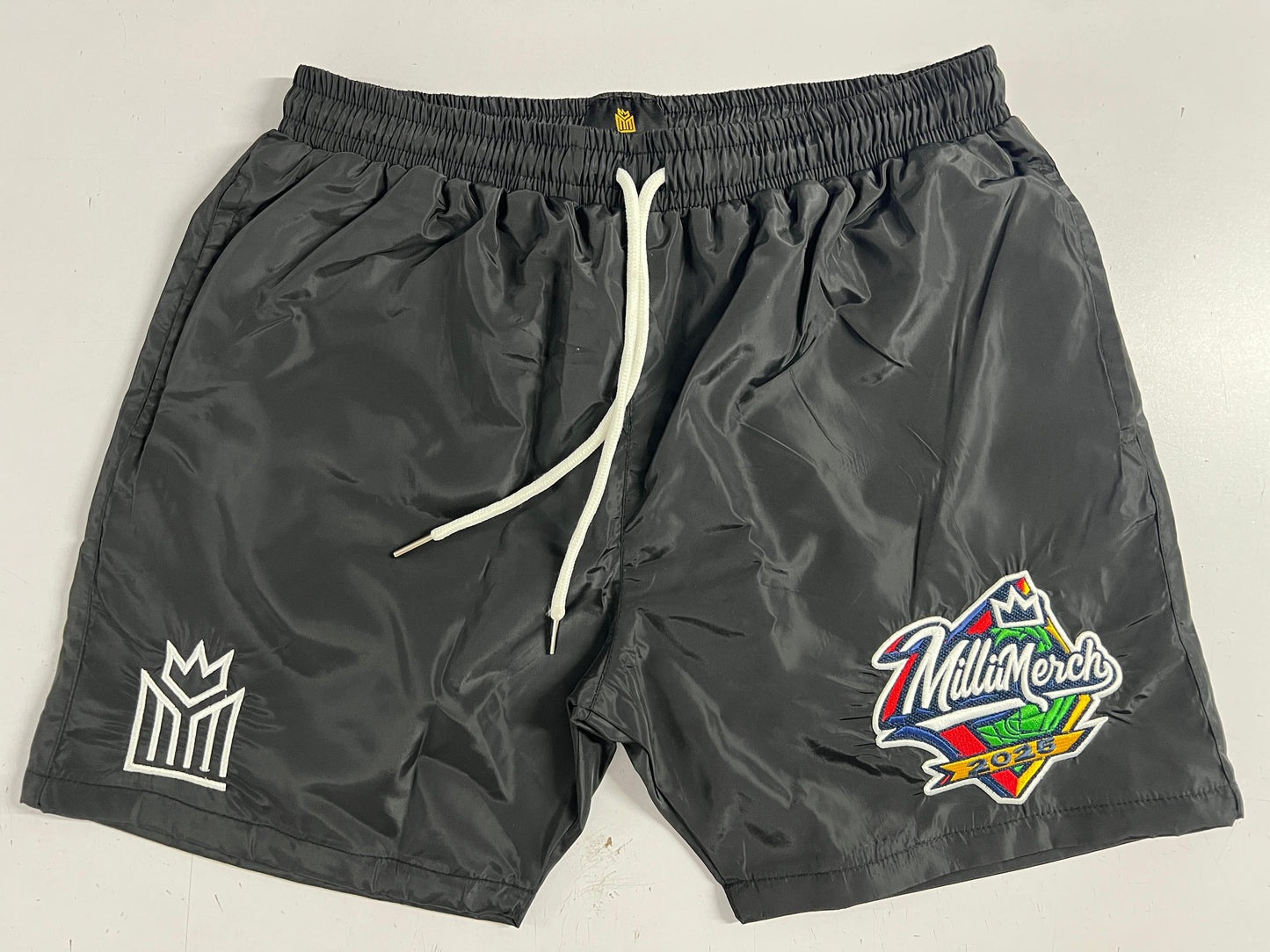 Windbreaker Shorts (Black, Green, Red)