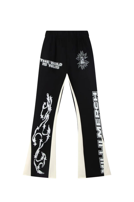 Barb Wire Flare Pant