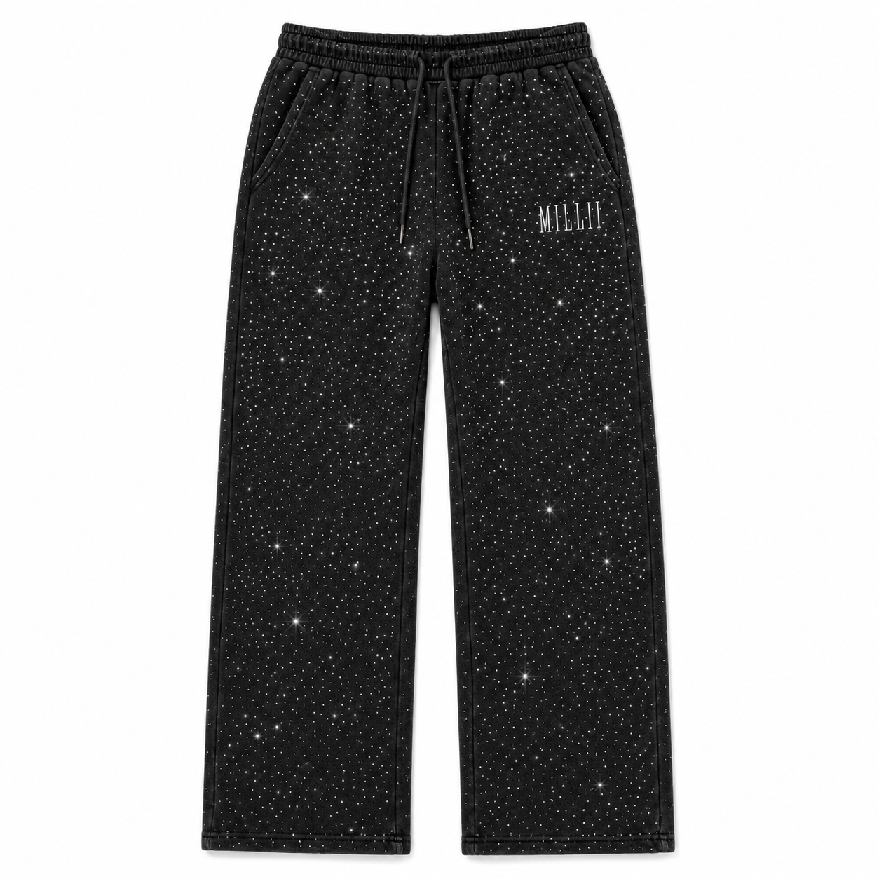 Crystal Sweat Pants (Size Down)
