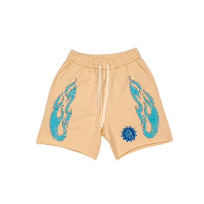 Millii Cream Flame Shorts