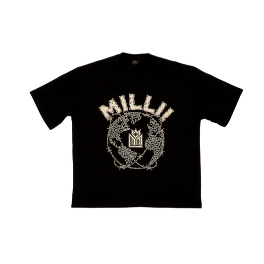 Millii Wire Black and Cream Tee