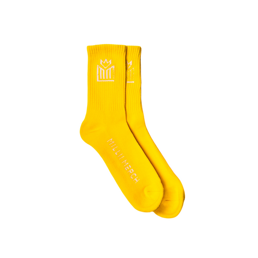 Yellow Millii Signature Socks