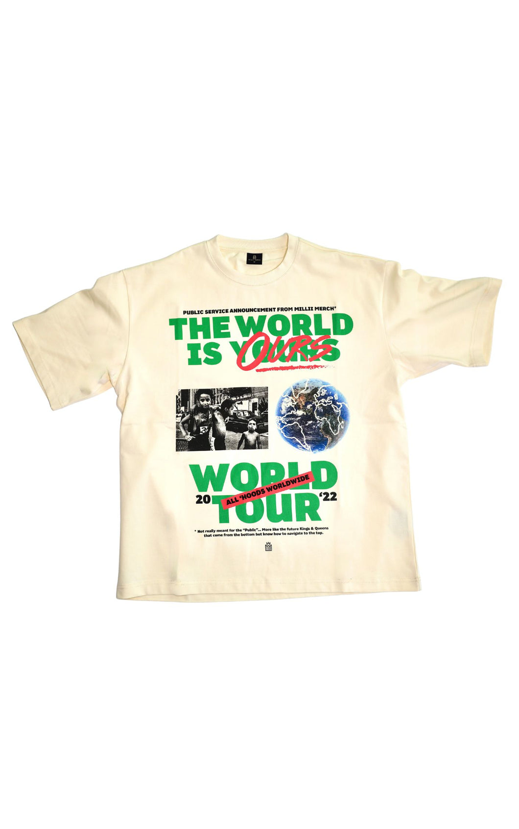“The World Is Ours” Tee - Yellow