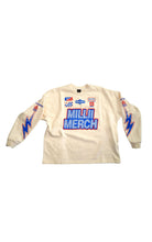 Load image into Gallery viewer, Oversized Racing Long Sleeve Shirt - Cream
