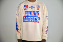 Load image into Gallery viewer, Oversized Racing Long Sleeve Shirt - Cream
